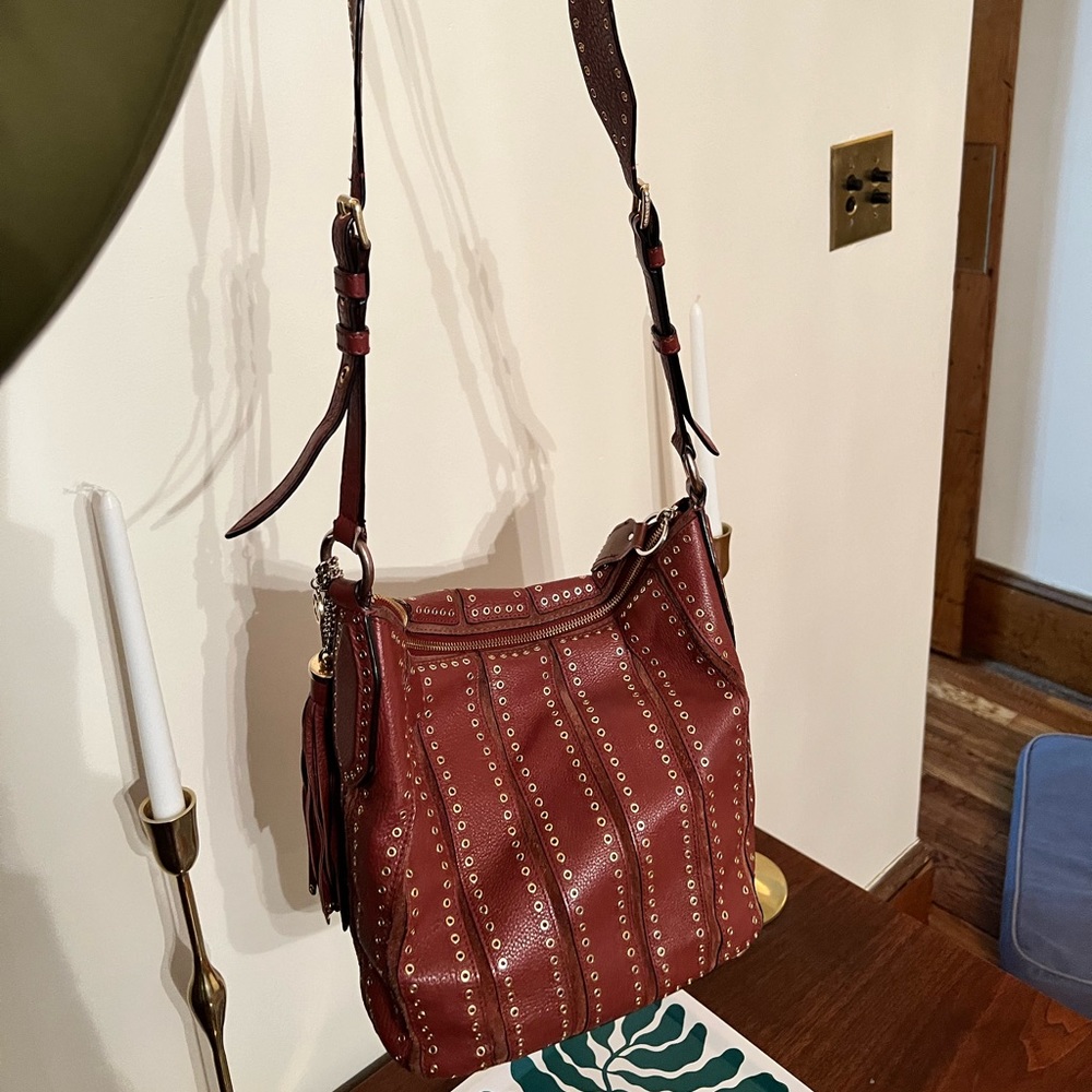 Brown Leather MK - Michael Kors